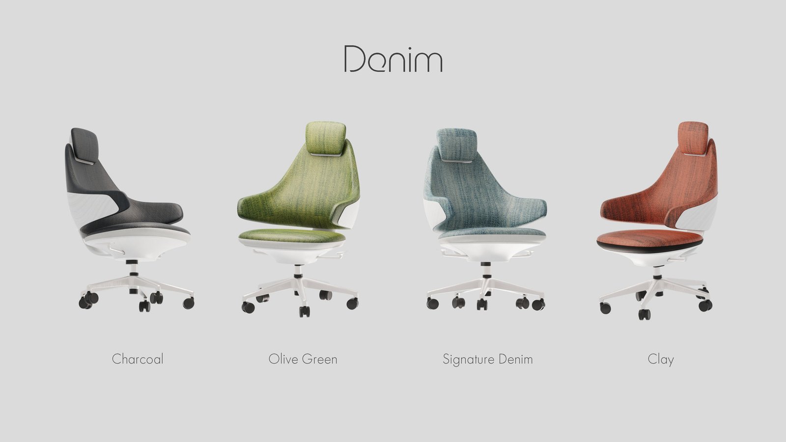 This chair concept exemplifies a modern blend of form and function