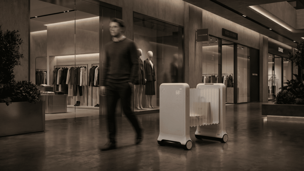 LEVION: Reimagining the Grocery Cart as a Quiet Retail Companion